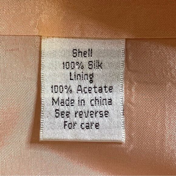 Sara Campbell Petites Women’s Light Peach Silk Tailored Sheath Dress 4 EUC - Picture 13 of 16